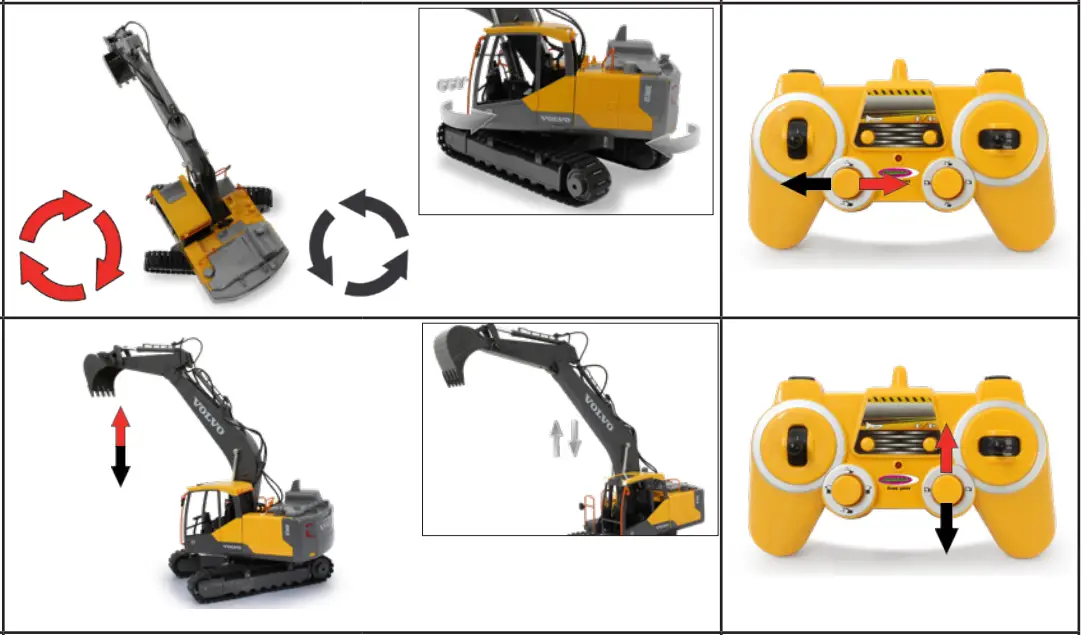 JAMARA 405055 Bagger Volvo EC160E fig 6