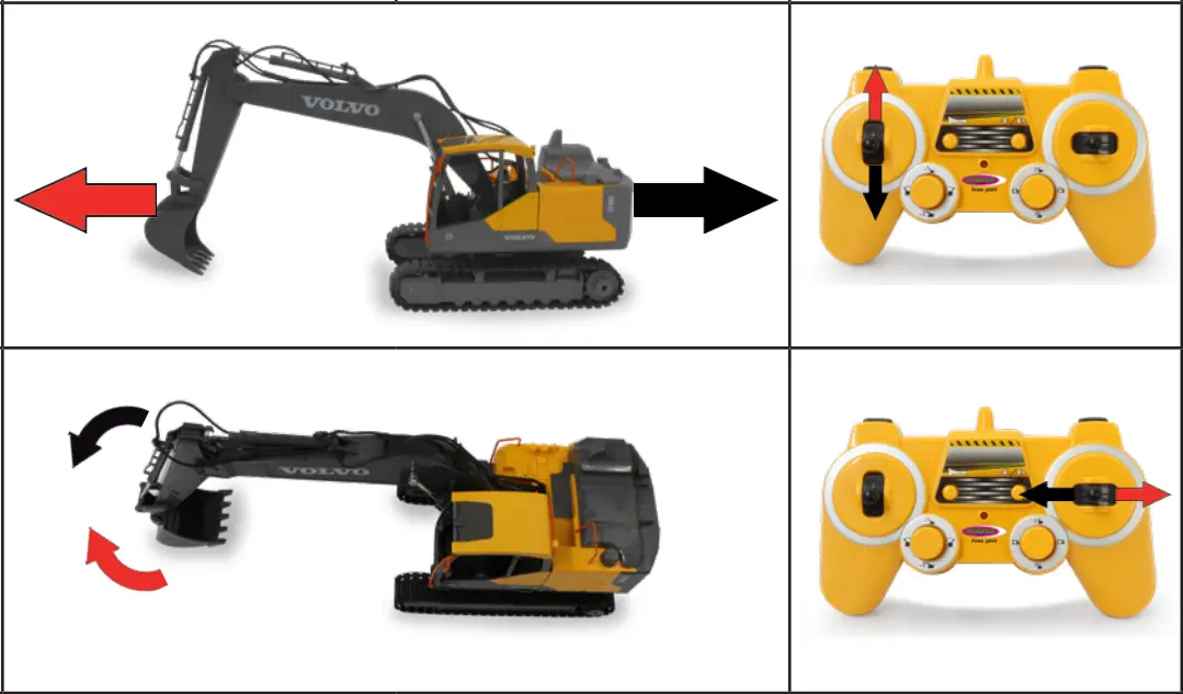 JAMARA 405055 Bagger Volvo EC160E fig 7
