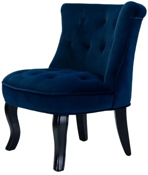 HULALA EU-MA3288-3 Jane Navy Tufted Accent Chair