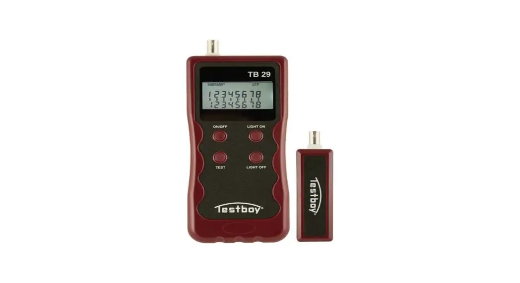 Testboy Tb29 Network Wiring Tester User Manual