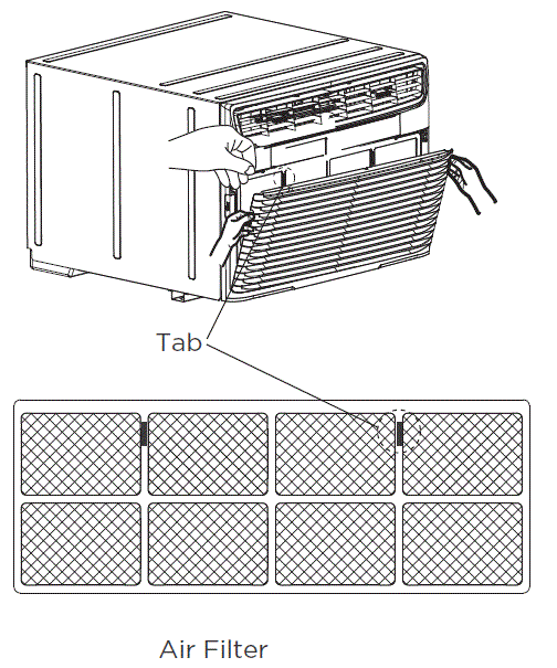FRIGIDAIRE FHTC142WA2 Wall Room Air Conditioner-31