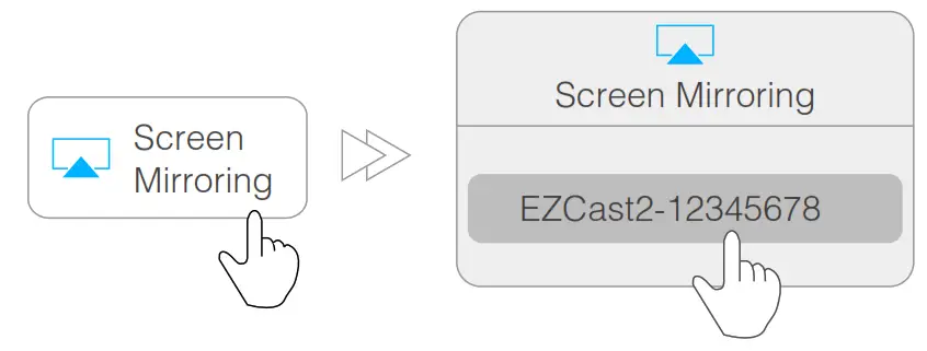 EZCast2 Wireless Display Receiver - connection 2