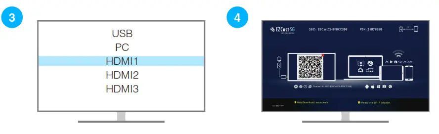 EZCast2 Wireless Display Receiver - display