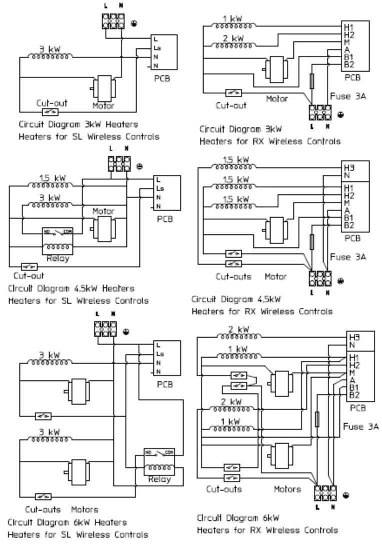CONSORT CLAUDGEN HE7237SL Surface Ceiling Heaters - fig5