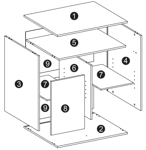 FITUEYES-PS406001WB-Printer-Stand-fig-1