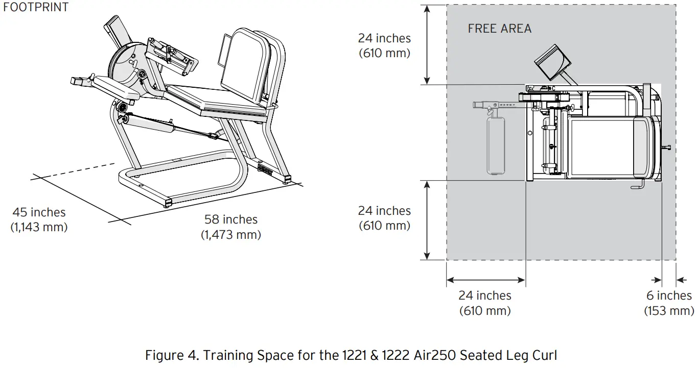 KEISER AIR250 Seated Leg Curl Machine - Fig 5