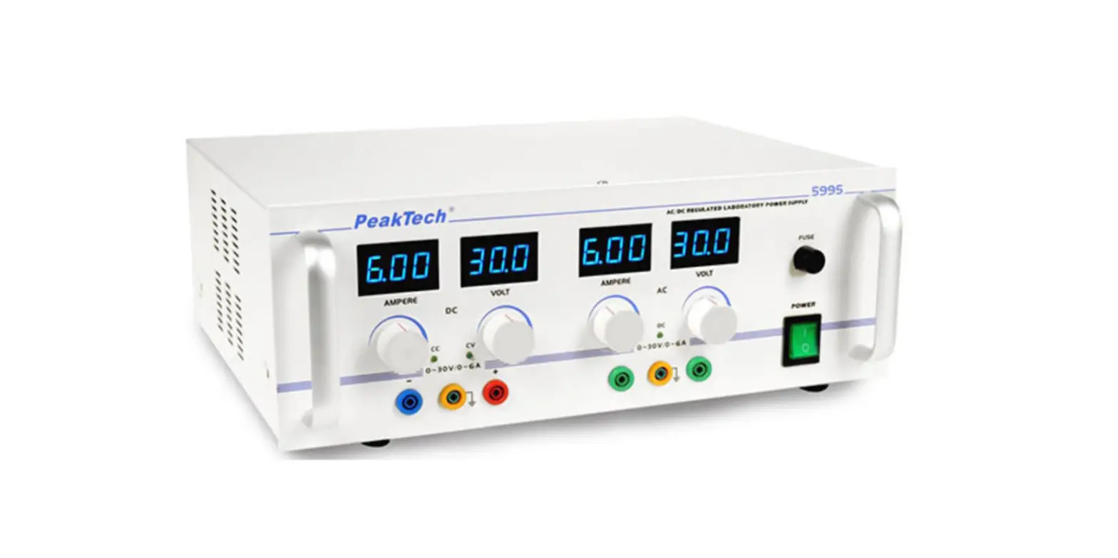 Peaktech 5995 Digital Ac Dc Power Supply Instruction Manual