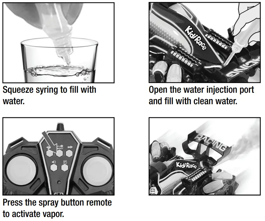 KidiRace KR 2412 Remote Control RC Drifter - fig 4