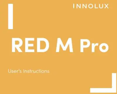 INNOLUX RED M Pro Red light therapy lamp User Guide