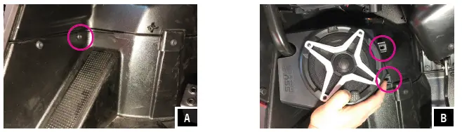 SSV WORKS RZ4-2ARC Polaris RZR XP Turbo S 2-Speaker Kit-13