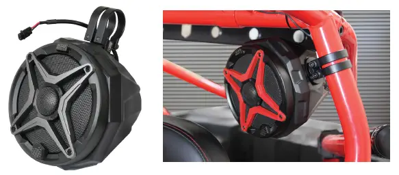 SSV WORKS RZ4-2ARC Polaris RZR XP Turbo S 2-Speaker Kit-20