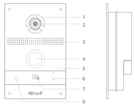 BAS-IP-AV-08FB-GOLD-IP-Intercom-Call-Panel-FIG1