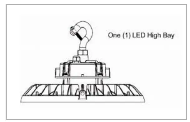 universal douglas RHBB200 850 UNV 216 90 LED High Bay - BOX