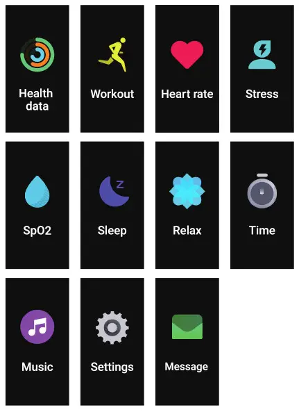 GT Band Smart Sports Watch - Functions