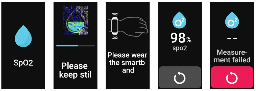 GT Band Smart Sports Watch - SpO2