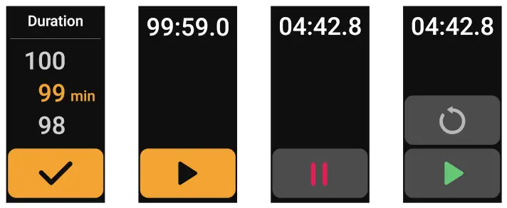 GT Band Smart Sports Watch - Timer