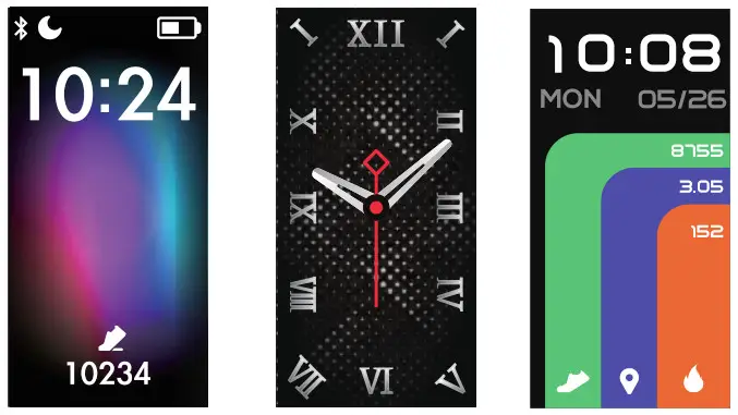 GT Band Smart Sports Watch - Tracker Interfaces 2