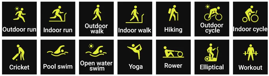 GT Band Smart Sports Watch - Tracker Interfaces 3