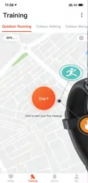 GT Band Smart Sports Watch - Use your phone’s GPS