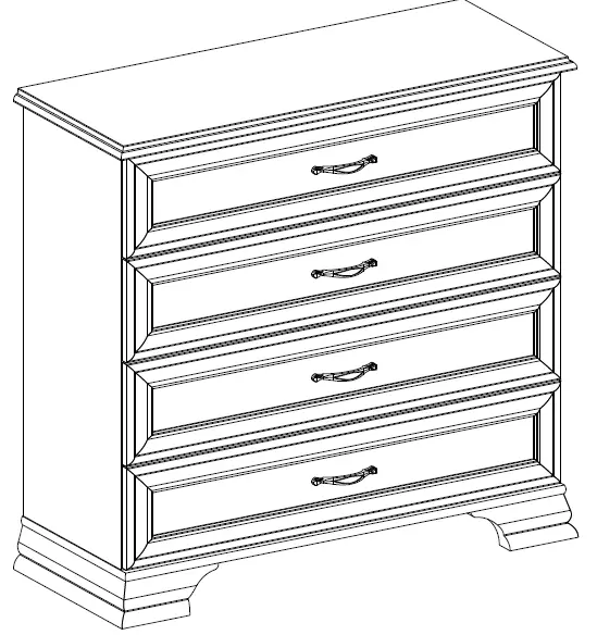 TIFFANY 4S Chest of Drawers