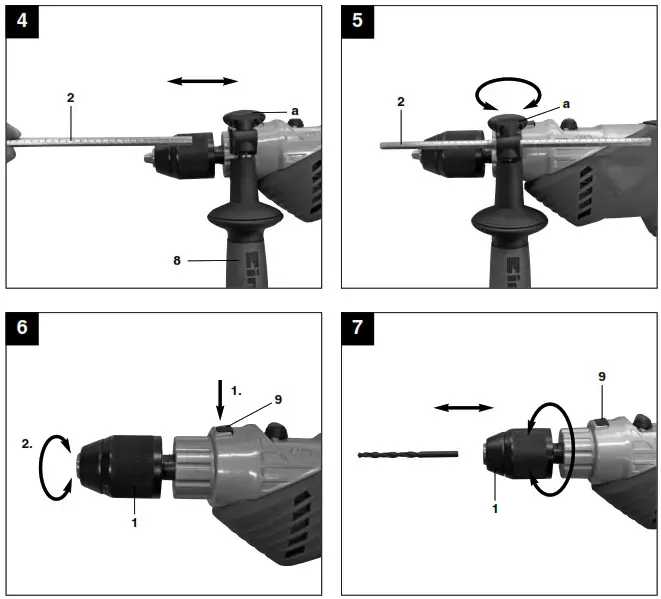Einhell RT ID 65 Hammer Drill - overview 3