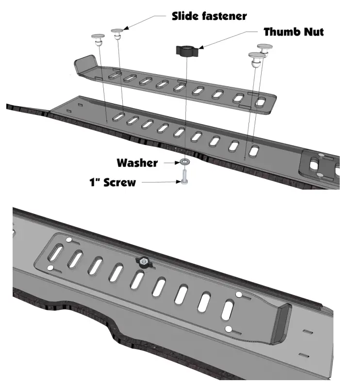 FALCON RIDGE PO 09RANGER WD05 2009 Polaris Ranger Crew Aero Vent Lexan Windshield - fig
