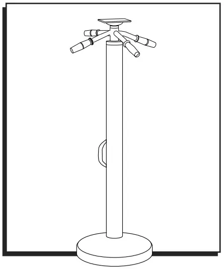 ULINE Trailer Jack H-1544 -