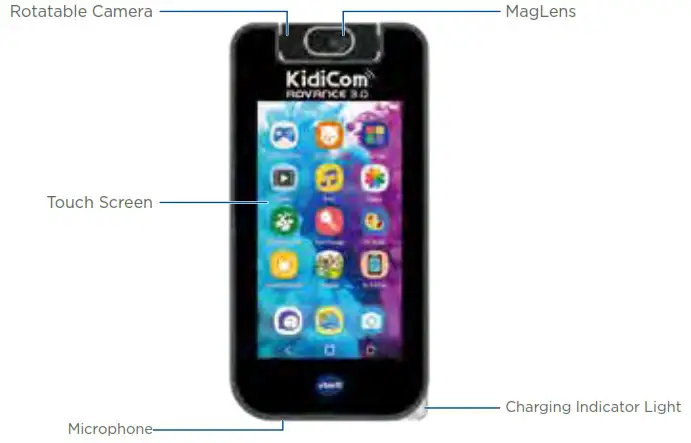 vtech 2008232 KidiCom Advance 3 0 Smart Device - Key Features