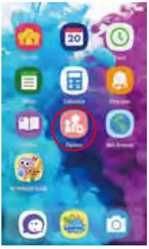 vtech 2008232 KidiCom Advance 3 0 Smart Device - Parent Settings