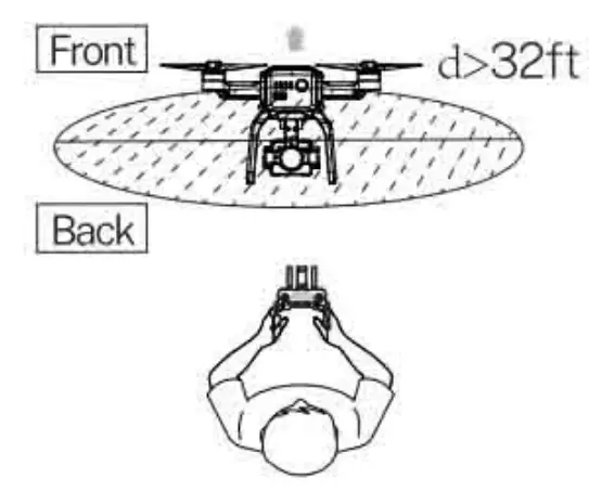 Bwine F7 GB2 Foldable Camera Drone - fig 12