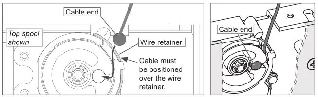 Schlage LM9200 Series Lock Installation - Attach cable end