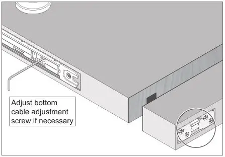 Schlage LM9200 Series Lock Installation - Check bottom latchbolt