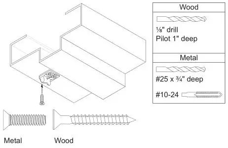 Schlage LM9200 Series Lock Installation - Complete top strike installation