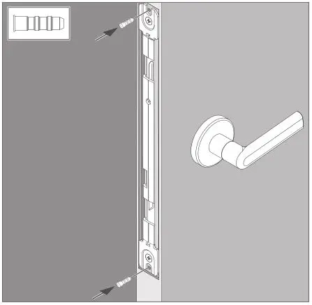 Schlage LM9200 Series Lock Installation - Fire-rated wood door only