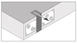 Schlage LM9200 Series Lock Installation - Remove tape from bottom latch