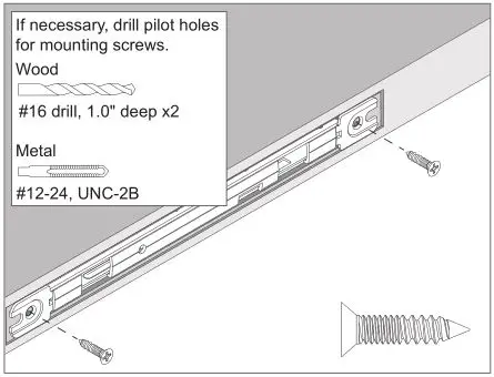 Schlage LM9200 Series Lock Installation - Secure the mortise to the door