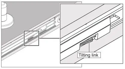 Schlage LM9200 Series Lock Installation - The tilting link
