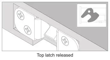 Schlage LM9200 Series Lock Installation - Top latch released