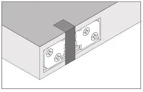 Schlage LM9200 Series Lock Installation - tape the bottom latchbolt