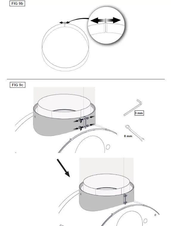 Nordpeis Me Ceiling Stove with DV Kit 18