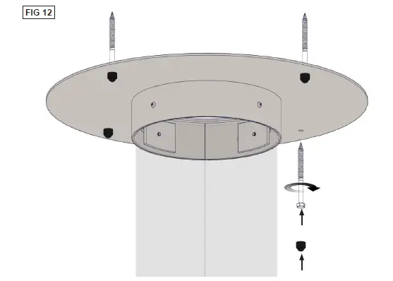Nordpeis Me Ceiling Stove with DV Kit 21