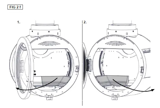 Nordpeis Me Ceiling Stove with DV Kit 9