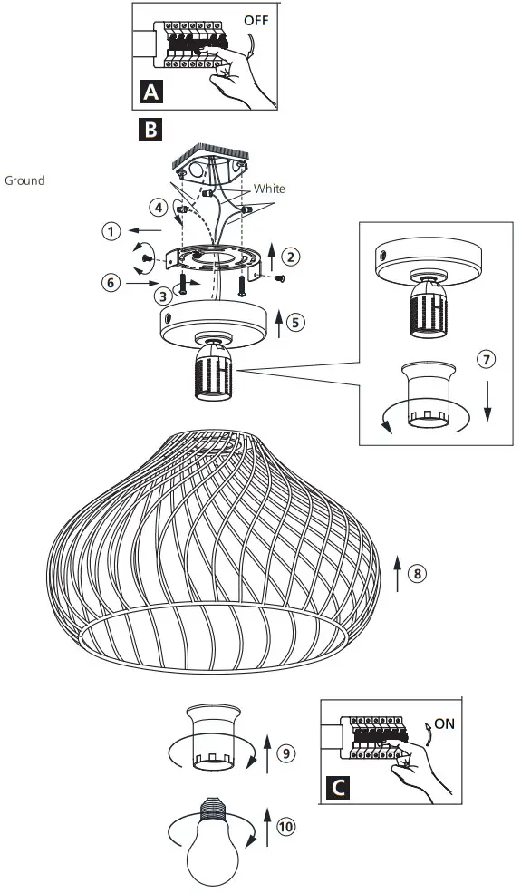 EGLO 32469A STAVERTON Ceiling Light - Figure 2