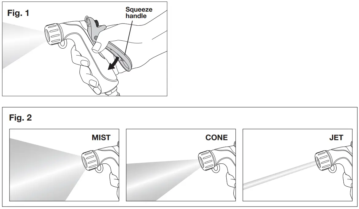AQUAJOE AJHN100-2PK Hose Nozzles fig 2