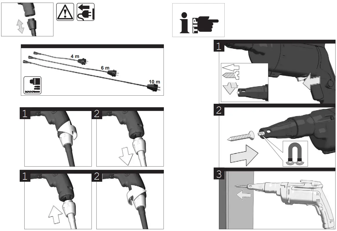 milwaukee DWSE 4000 Q Drywall Screwdriver fig 2