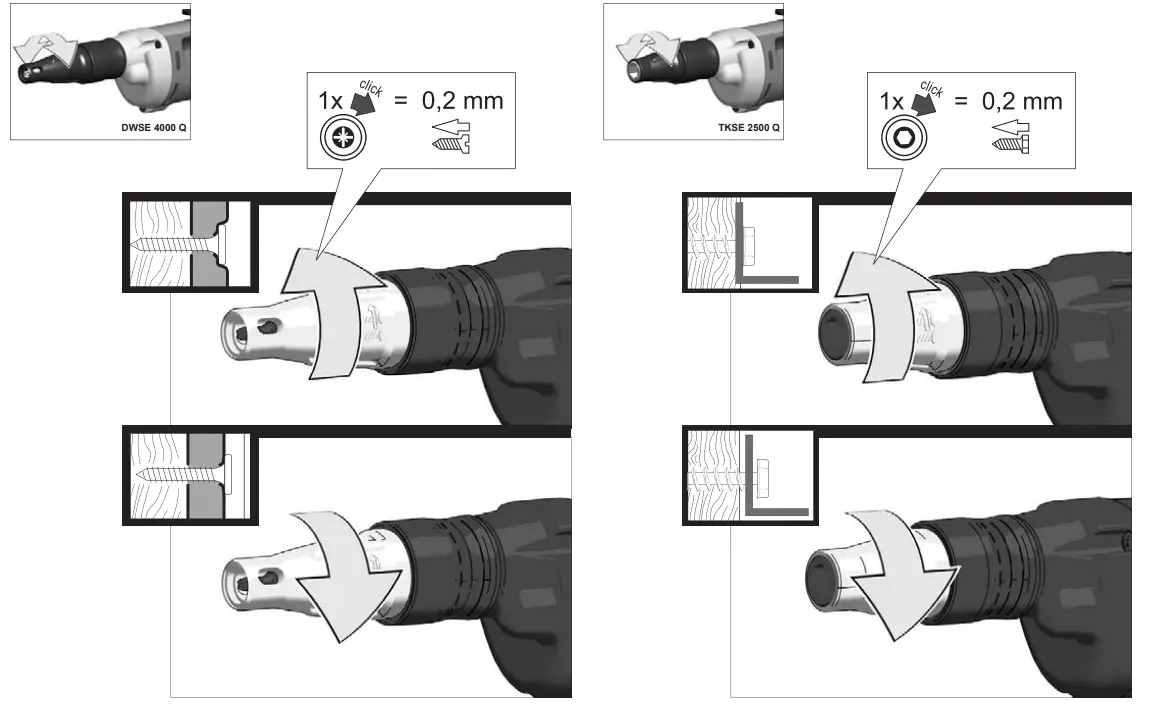 milwaukee DWSE 4000 Q Drywall Screwdriver fig 4