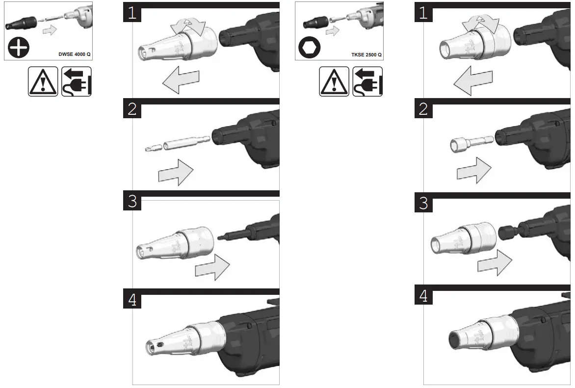 milwaukee DWSE 4000 Q Drywall Screwdriver fig 5