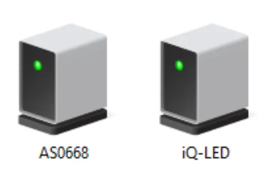 Hardware Manager: active iQ–LED devices and spectrometer