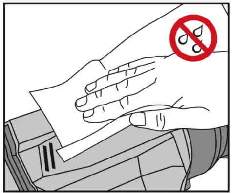 Cleaning the surface