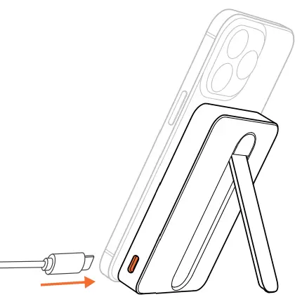 ESR B09WLQYVPT mini KickStand Wireless Power Bank 2